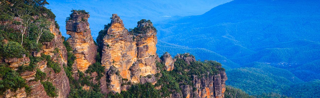 Blue mountains three sisters
