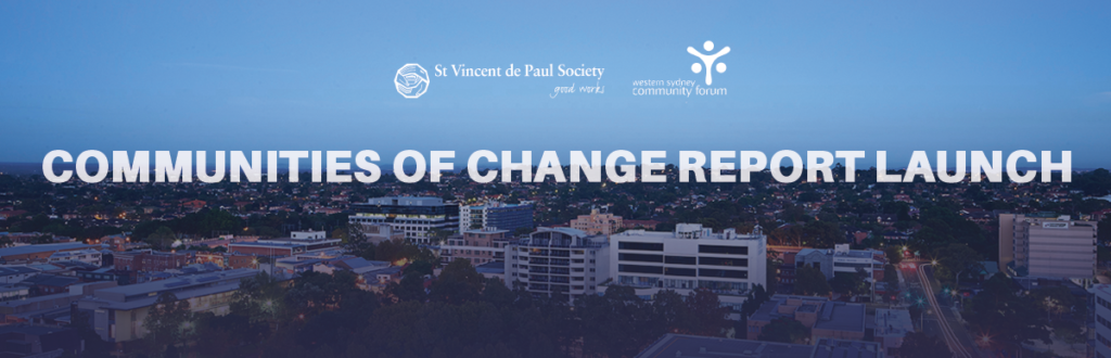 Communities Of Change Report Launch Banner