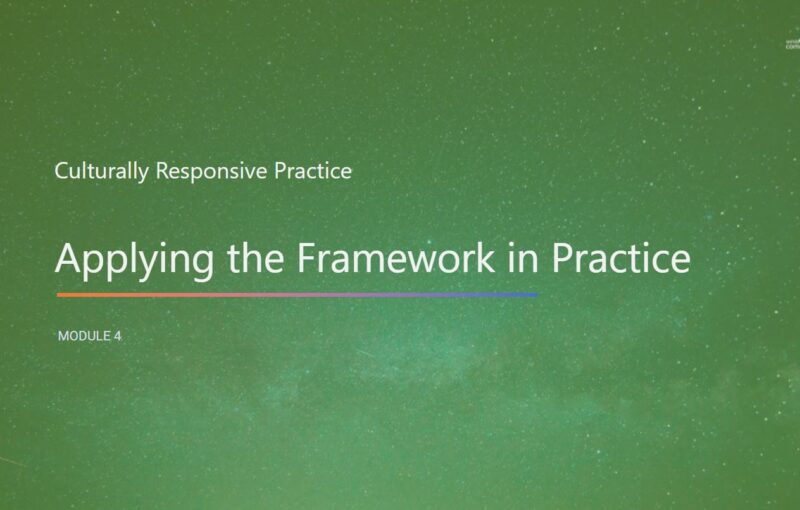 Applying the Framework in Practice