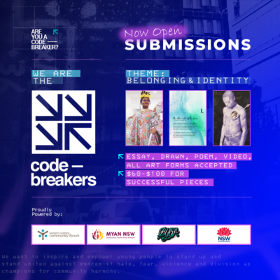 Codebreakers Artforms Submissions Now Open 400x400 1